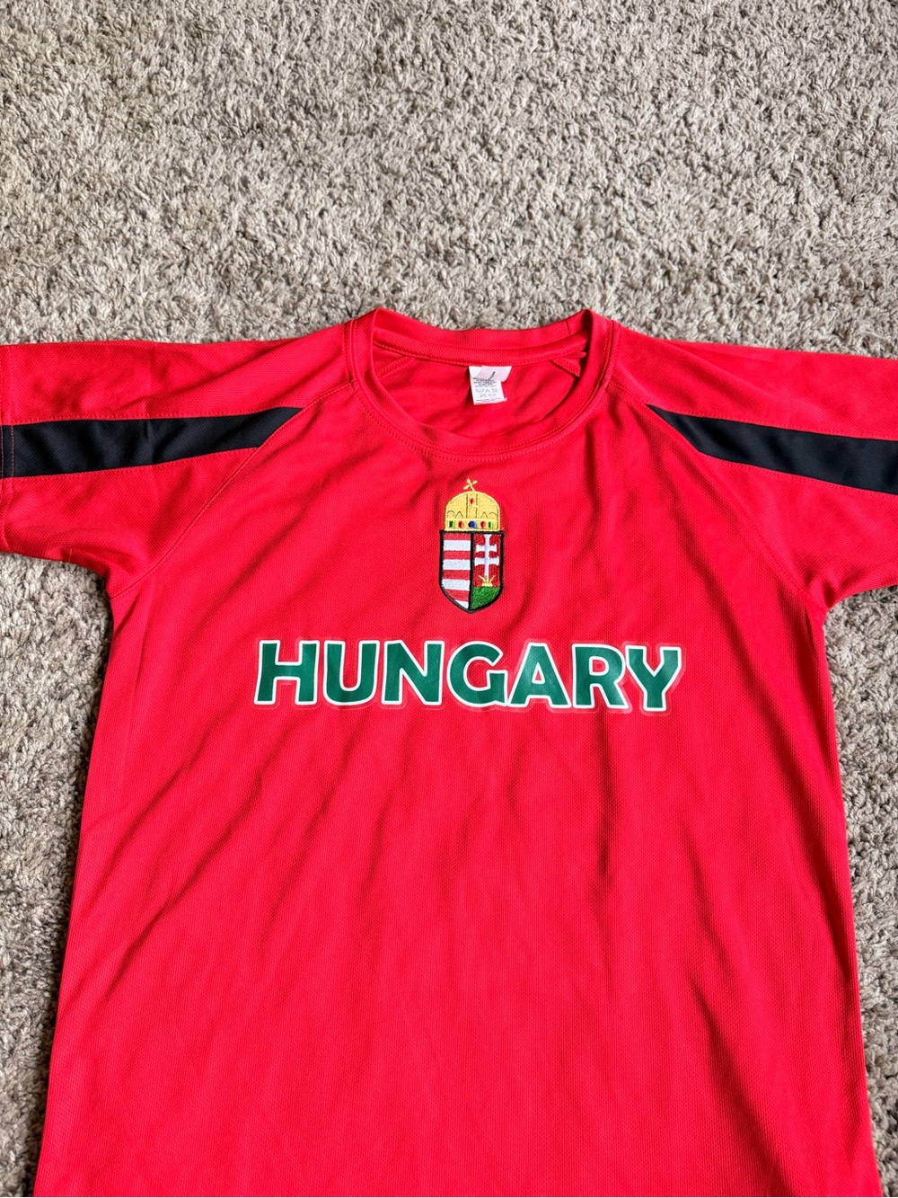 New Just Cool Hungary National Soccer Jersey Youth XL 12/13 Red #10
